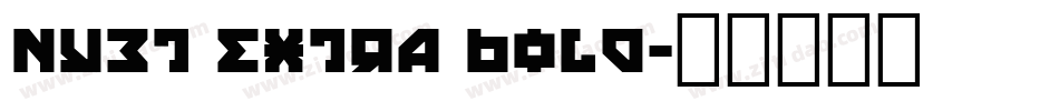 Nyet Extra Bold字体转换